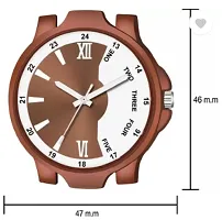 Stylish Brown PU Analog Watches For Men-thumb3