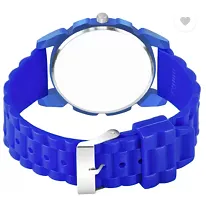 Stylish Blue PU Analog For Men-thumb4