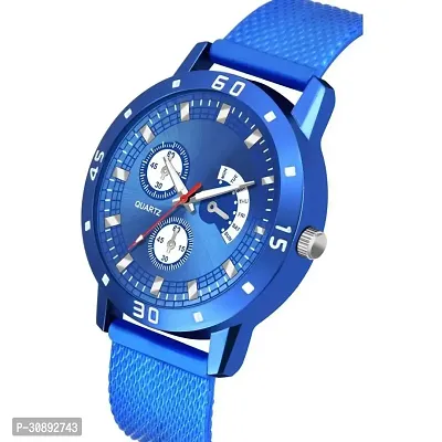 Stylish Blue Analog Watches For Men-thumb2