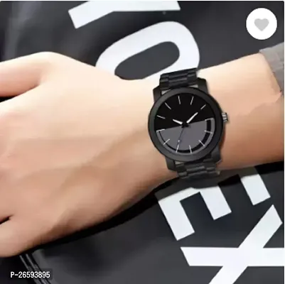 Stylish Black PU Analog Watches For Men-thumb4