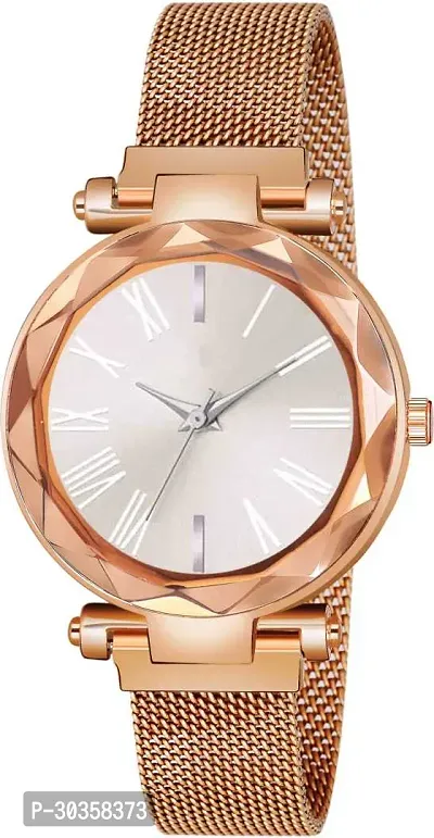 Stylish Metal Analog Watch For Women-thumb0