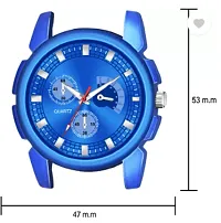 Stylish Blue Analog Watches For Men-thumb3