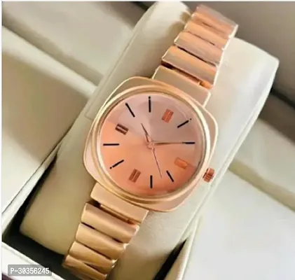 Stylish Metal Analog Watch For Women-thumb0