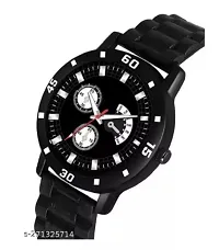 Stylish Black Analog Watches For Men-thumb1