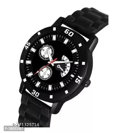 Stylish Black Analog Watches For Men-thumb2