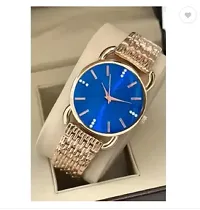 Stylish Golden Metal Analog Watches For Women-thumb3