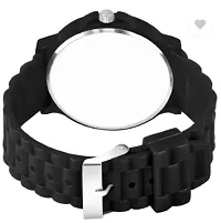 Stylish Black PU Analog For Men-thumb2