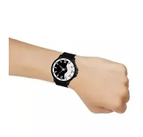 Stylish Black PU Analog For Men-thumb3