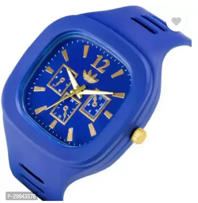 Stylish Blue PU Analog For Men-thumb3