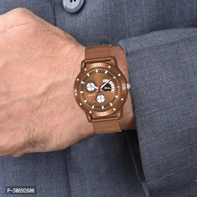 Stylish Brown Analog Watches For Men-thumb3