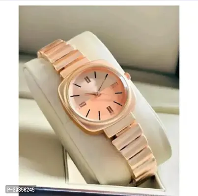 Stylish Metal Analog Watch For Women-thumb2