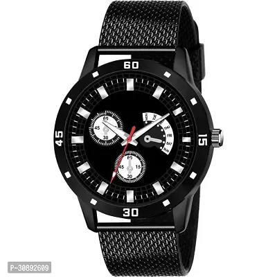 Stylish Black Analog Watches For Men-thumb0