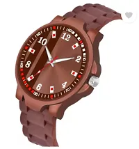 Stylish Brown PU Analog Watches For Men-thumb2