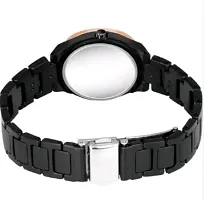 Stylish Black Metal Analog Watches For Women-thumb2