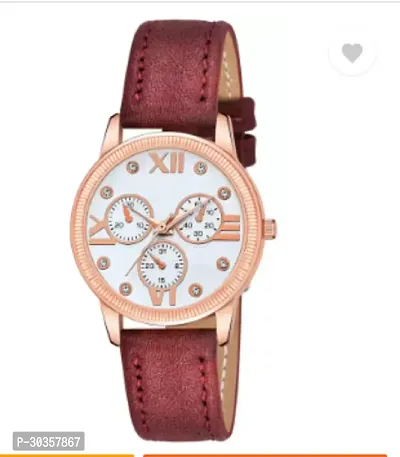 Stylish Genuine Leather Analog Watch For Women