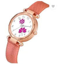 Stylish White PU Analog Watches For Women-thumb2