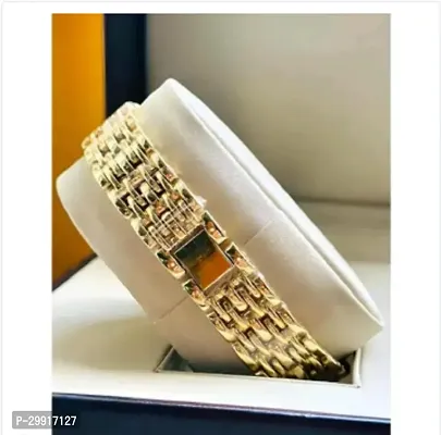 Stylish Golden Metal Analog Watches For Women-thumb3