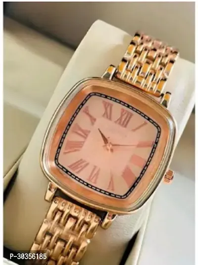 Stylish Metal Analog Watch For Women-thumb0