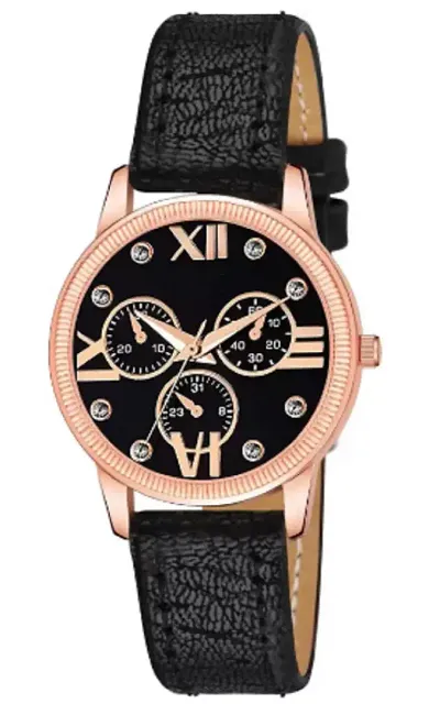 Stylish Synthetic Leather Analog Watch For Women