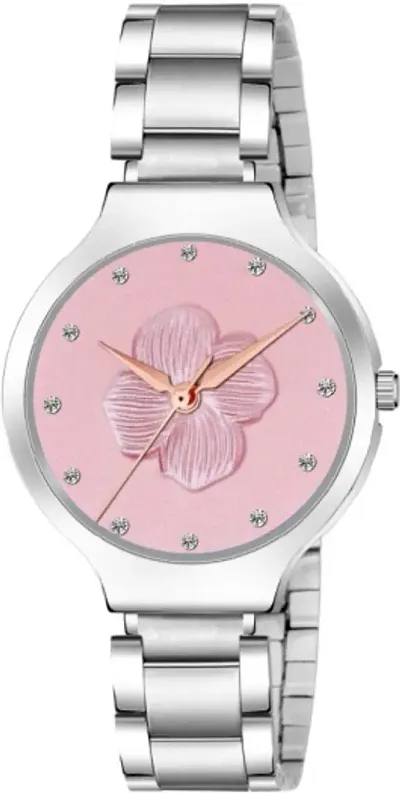 Fashionable Dial Metal Analog Watch For Women