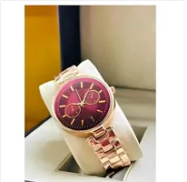 Stylish Metal Analog Watch For Women-thumb1