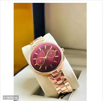 Stylish Metal Analog Watch For Women-thumb2