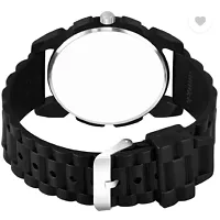 Stylish Black PU Analog For Men-thumb4