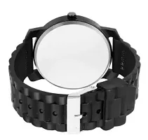 Stylish Black PU Analog For Men-thumb1