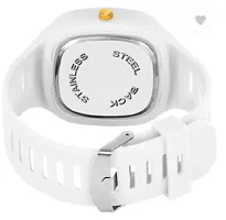 Stylish White PU Analog Watch For Men-thumb1