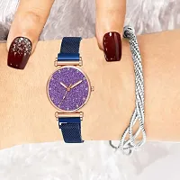 Stylish Metal Analog Watch For Women-thumb2