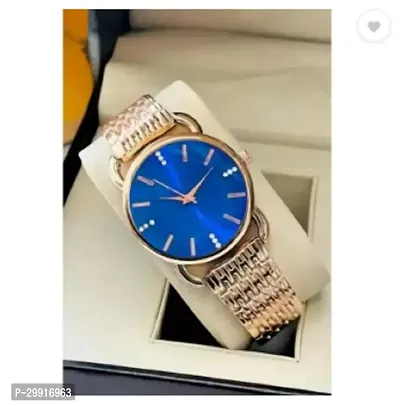 Stylish Golden Metal Analog Watches For Women