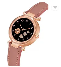 Butterfly Design Premium Leather Watch For Girls And Women-thumb1