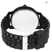 Stylish Black PU Analog For Men-thumb1