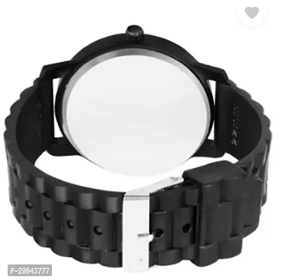 Stylish Black PU Analog For Men-thumb2