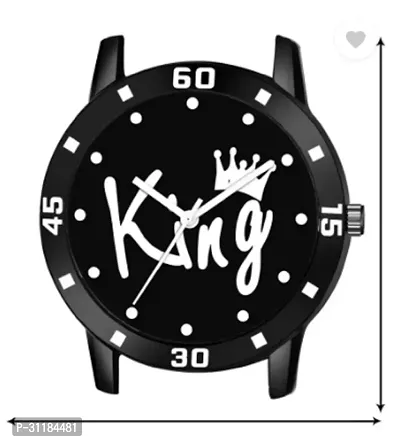 Stylish Black PU Analog Watch For Men-thumb3