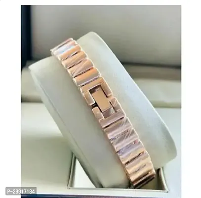 Stylish Golden Metal Analog Watches For Women-thumb4