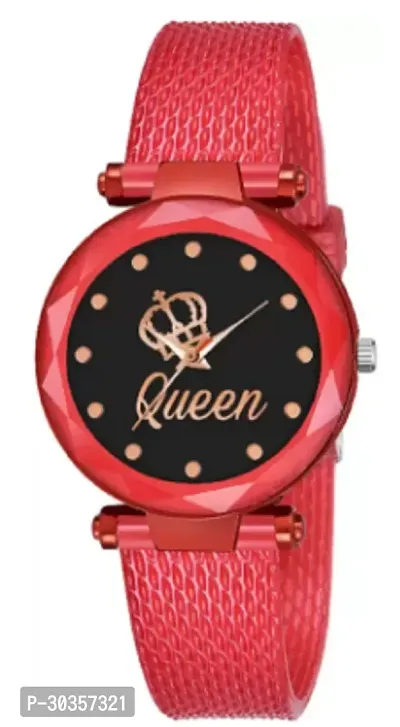 Stylish PU Analog Watch For Women-thumb0