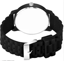 Stylish Black PU Analog For Men-thumb3