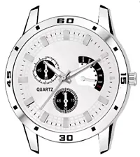 Stylish Silver Metal Analog Watch For Men-thumb2