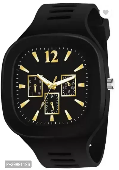 Stylish Black Analog Watches For Men-thumb0