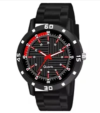 Stylish Black Analog Watches For Men-thumb1