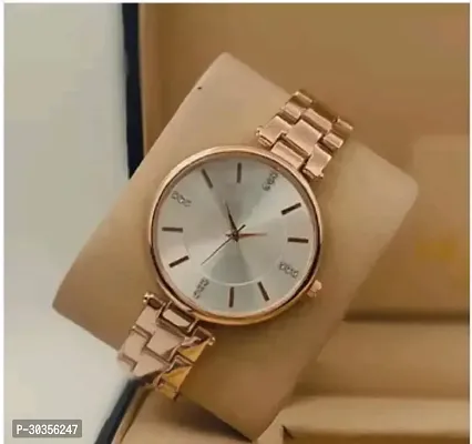 Stylish Metal Analog Watch For Women-thumb3