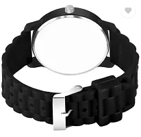 Stylish Black PU Analog For Men-thumb3