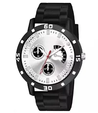 Stylish Black Analog Watches For Men-thumb1