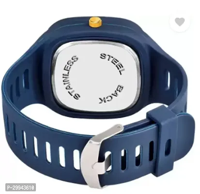 Stylish Blue PU Analog For Men-thumb3