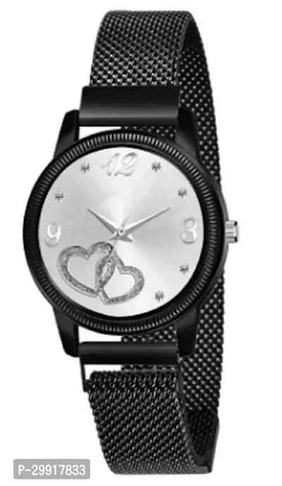 Stylish White Metal Analog Watches For Women-thumb0