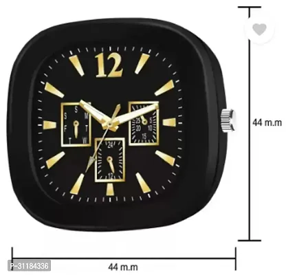 Stylish Black PU Analog Watch For Men-thumb3