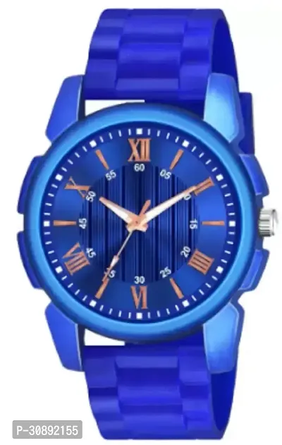 Stylish Blue Analog Watches For Men-thumb0