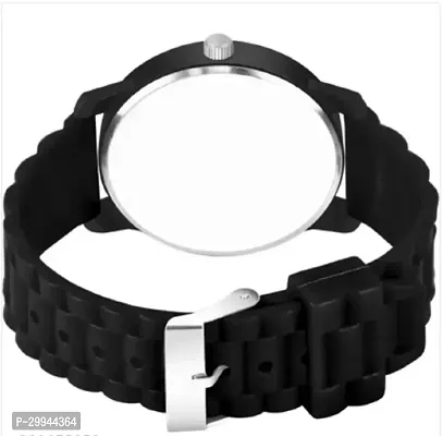 Stylish Black PU Analog For Men-thumb4