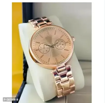 Stylish Metal Analog Watch For Women-thumb4